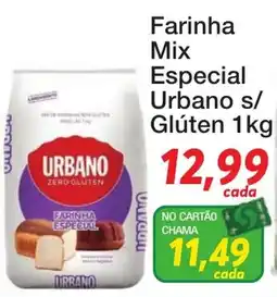 Chama Supermercados Farinha Mix Especial Urbano s/ Glúten oferta