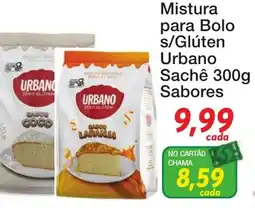 Chama Supermercados Mistura para Bolo s/ Glúten Urbano oferta
