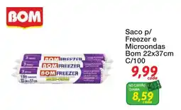Chama Supermercados Saco p/ Freezer e Microondas oferta