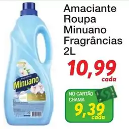 Chama Supermercados Amacianta roupa minuano fragrâncias oferta