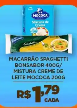DB Supermercados Macarrão spaghetti bonsabor oferta