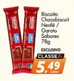 Delta Supermercados Biscoito Chocobiscuit Nestlé / Garoto Sabores oferta