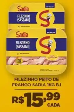 DB Supermercados Filezinho peito de frango sadia oferta