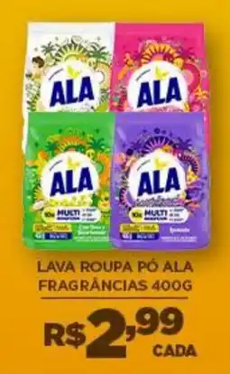 DB Supermercados Lava roupa pó ala fragrâncias oferta
