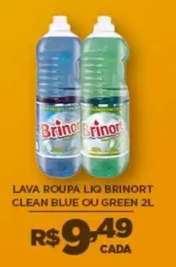 DB Supermercados Lava roupa liq brinort clean blue ou green oferta