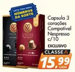 Delta Supermercados Capsula 3 corações oferta