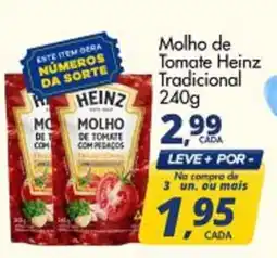 Delta Supermercados molho de tomate heinz tradicional oferta