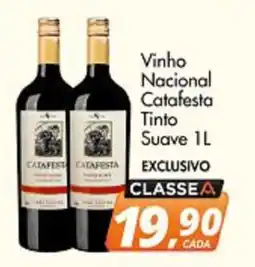 Delta Supermercados Vinho Nacional Catafesta Tinto Suave oferta