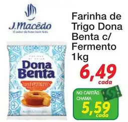 Chama Supermercados Farinha de Trigo Dona Benta c/ Fermento oferta