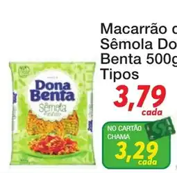Chama Supermercados Macarrão de Sêmola Dona Benta oferta