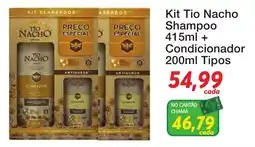 Chama Supermercados Kit Tio Nacho Shampoo oferta