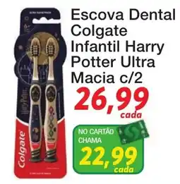 Chama Supermercados Escova Dental Colgate Infantil Harry Potter Ultra Macia oferta