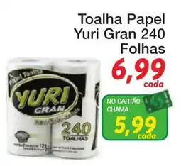 Chama Supermercados Toalha papel yuri gran 240 folhas oferta