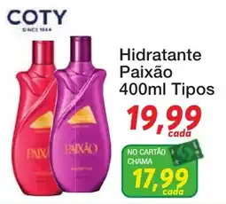 Chama Supermercados Hidratante Paixão oferta