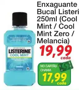 Chama Supermercados Enxaguante Bucal Listerine Cool Mint / Cool Mint Zero / Melancia oferta