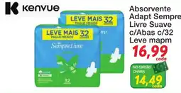 Chama Supermercados Absorvente Adapt Sempre Livre Suave oferta