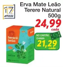 Chama Supermercados Erva Mate Leão Terere Natural oferta
