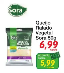 Chama Supermercados Queijo Ralado Vegetal oferta