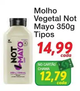 Chama Supermercados molho vegetal not mayo tipos oferta