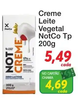 Chama Supermercados Creme Leite Vegetal NotCo Tp oferta