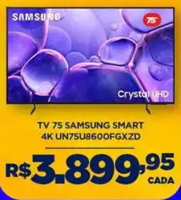 DB Supermercados tv 75 samsung smart oferta