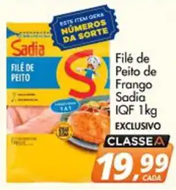 Delta Supermercados Filé de peito de frango sadia oferta
