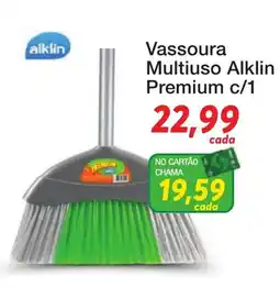 Chama Supermercados Vassoura Multiuso Alklin Premium c/1 oferta