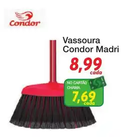 Chama Supermercados Vassoura Condor Madri oferta
