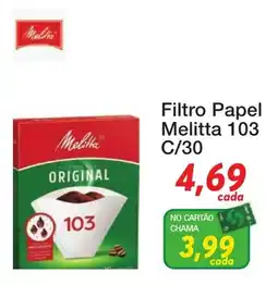 Chama Supermercados Filtro Papel Melitta 103 oferta