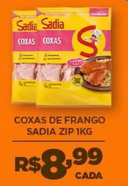 DB Supermercados Coxas de frango sadia zip oferta
