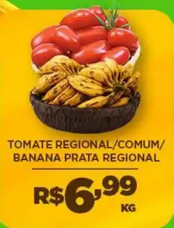DB Supermercados tomate regional/comum/ banana prata regional oferta