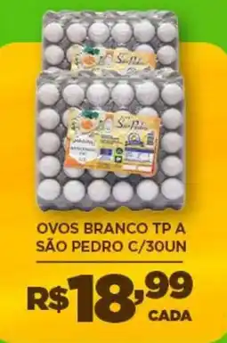 DB Supermercados ovos branco tp a são pedro oferta