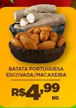 DB Supermercados batata portuguesa escovada/macaxeira oferta