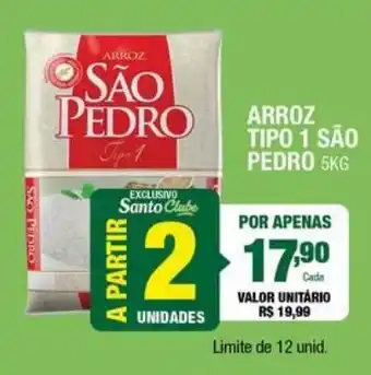 Arroz tipo 1 são pedro