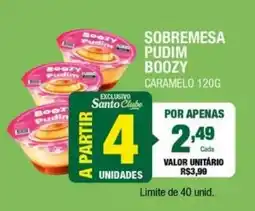 Santo Supermercados Sobremesa pudim boozy caramelo oferta