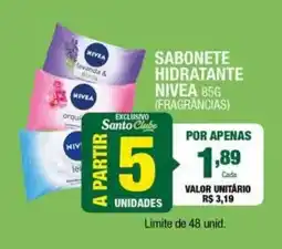 Santo Supermercados Sabonete hidratante nivea (fragrancias) oferta