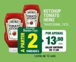 Santo Supermercados Ketchup tomato heinz tradicional oferta