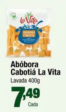 Santo Supermercados Abóbora Cabotiá La Vita oferta