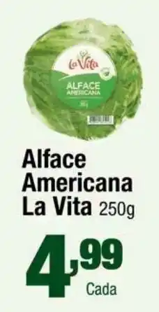 Santo Supermercados Alface Americana La Vita oferta