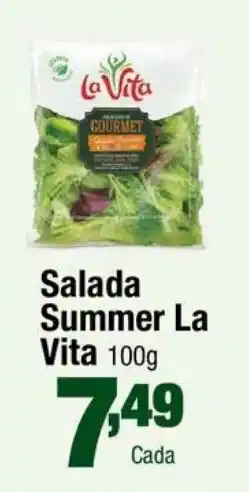 Santo Supermercados Salada Summer La Vita oferta