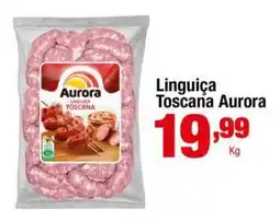 Santo Supermercados Linguiça Toscana Aurora oferta