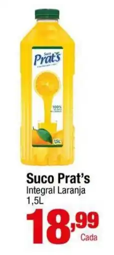 Santo Supermercados Suco Prat's Integral Laranja oferta