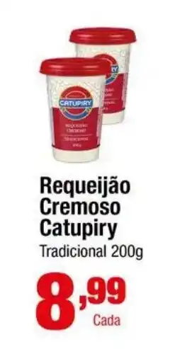 Santo Supermercados Requeijão Cremoso Catupiry Tradicional oferta