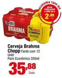Santo Supermercados Cerveja Brahma Chopp Fardo com 12 Unid oferta