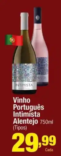 Santo Supermercados Vinho Português Intimista Alentejo oferta