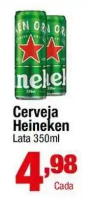 Santo Supermercados Cerveja Heineken oferta