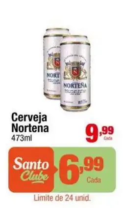Santo Supermercados Cerveja Nortena oferta
