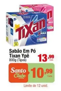 Santo Supermercados Sabão em pó tixan ypê oferta