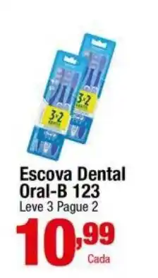 Santo Supermercados Escova Dental Oral-B 123 oferta
