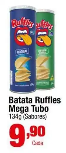 Santo Supermercados Batata Ruffles Mega Tubo oferta